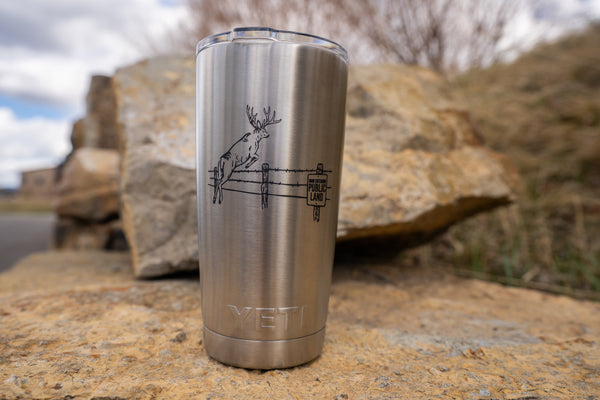 Public Land Buck 20oz Yeti Tumbler