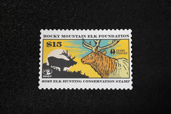 2025 Elk Conservation Stamp   Proceeds donated to RMEF